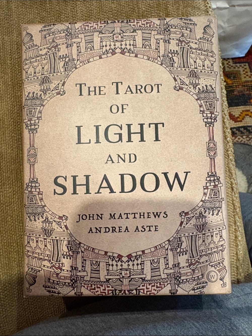 The Tarot of Light and Shadow by John Matthews & Andrea Aste - Rose Gold Box